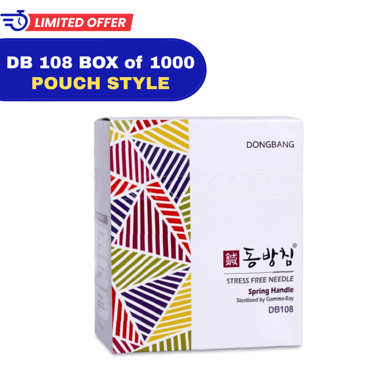 DongBang DB108 Spring Metal Acupuncture Needles (Box of 1000) [ Limited Trial ]